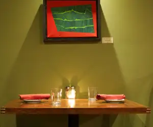 table setting for two
