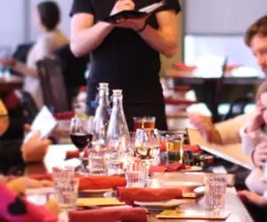 Family dining at the Public House