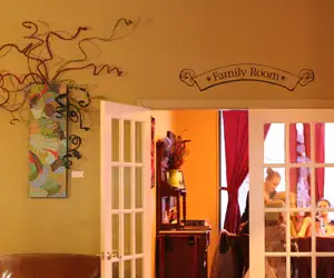 Entrance to the private dining space